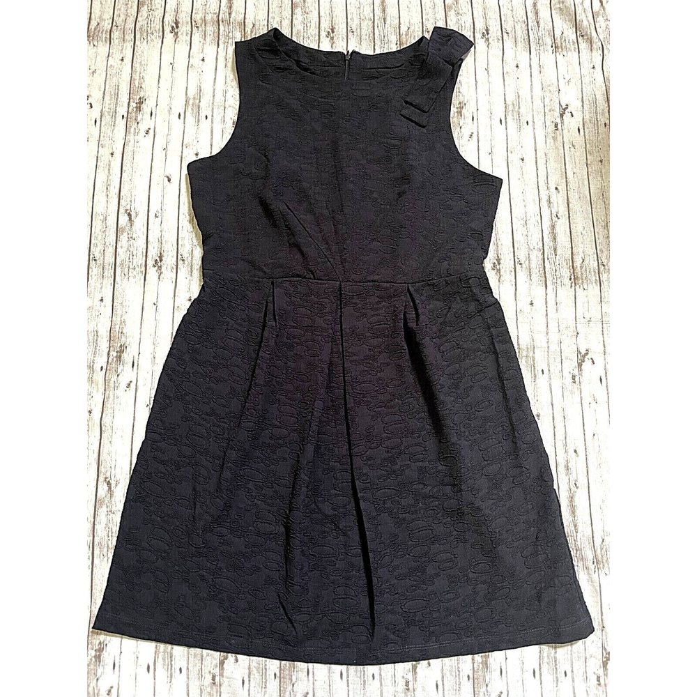 NWT Kit And Sky Women Navy Blue Casual Dress Sleeveless Size XL Textured